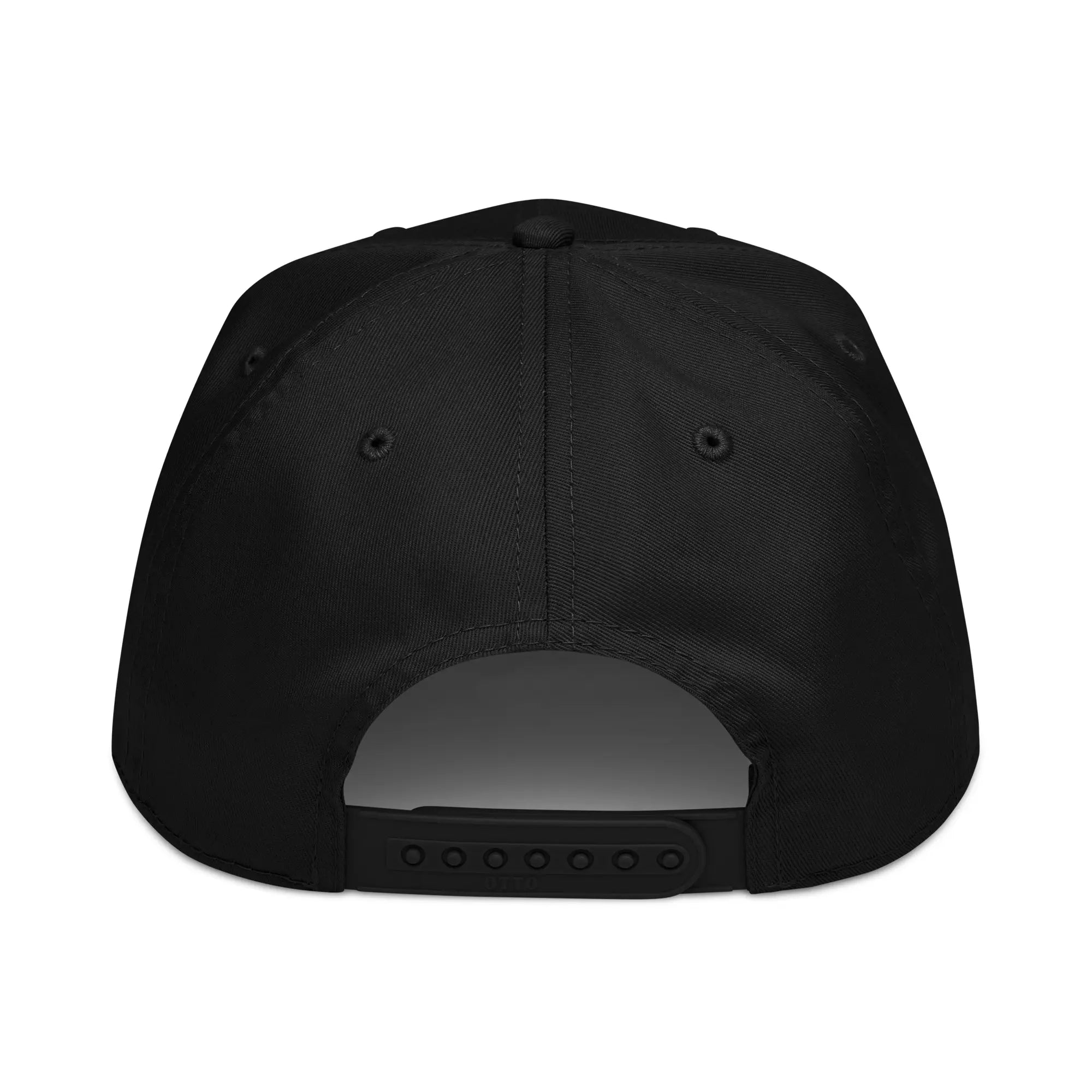 Embroidered The Banker Snapback Golf Cap - Black