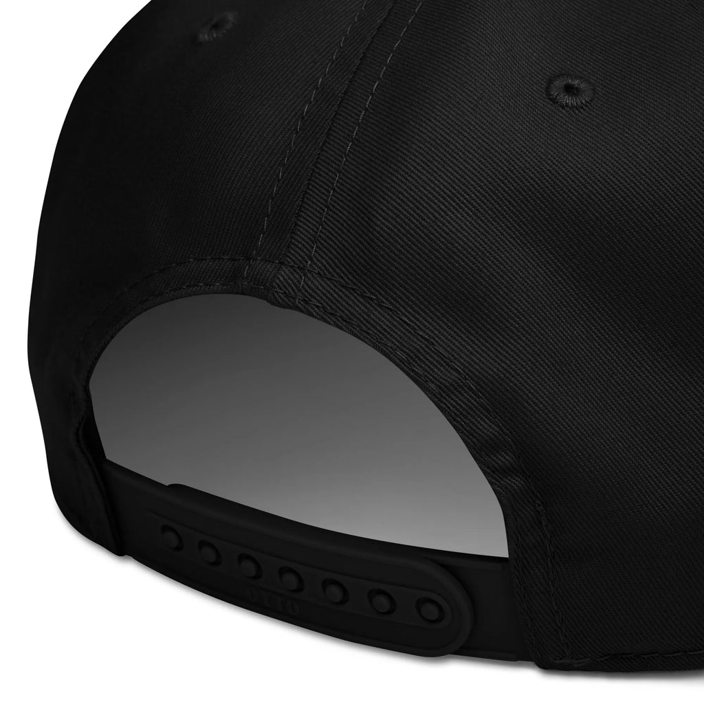 Embroidered The Banker Snapback Golf Cap - Black