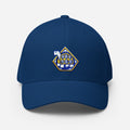 Embroidered Bleu Cheese 2.0 Fitted Golf Cap - Royal Blue