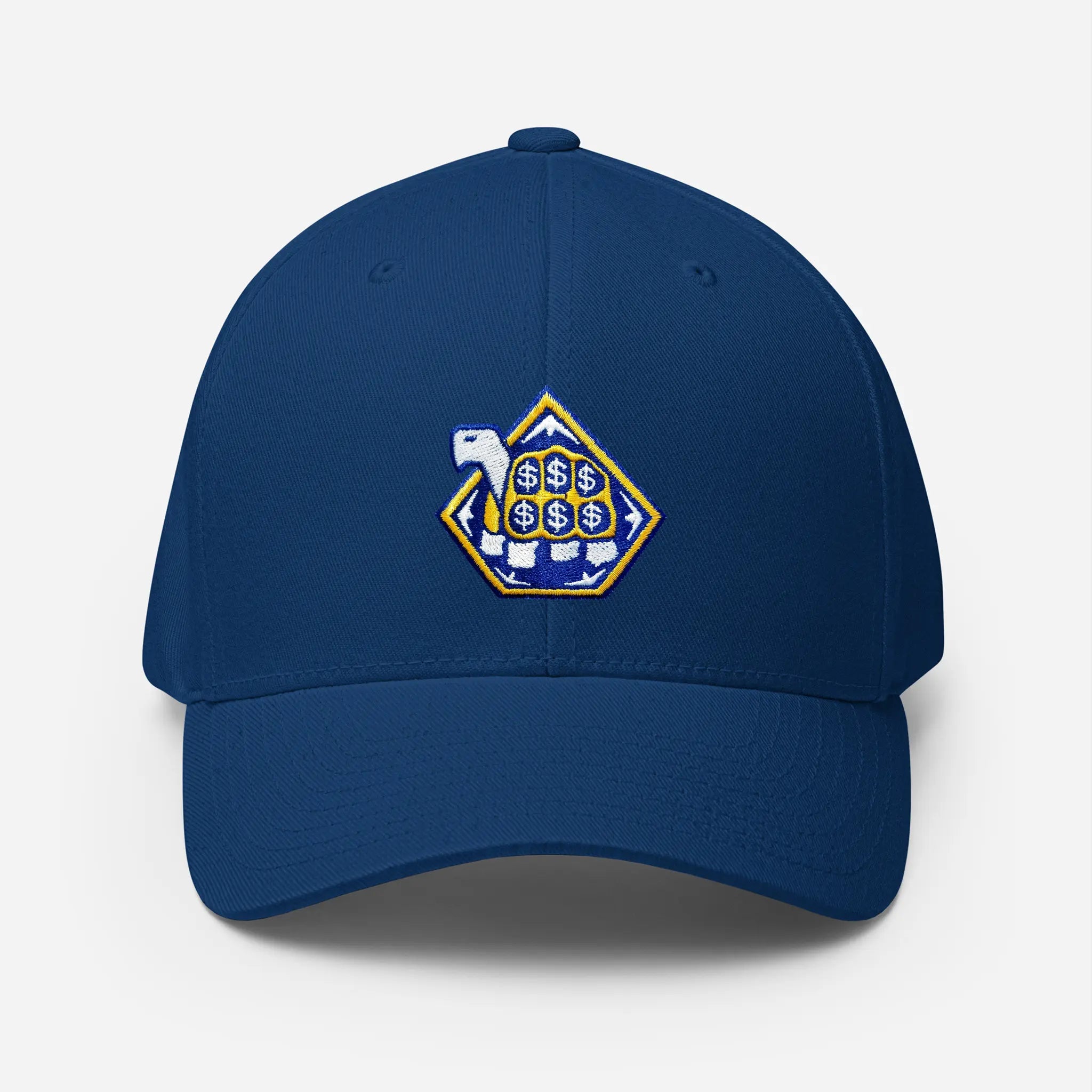 Embroidered Bleu Cheese 2.0 Fitted Golf Cap - Royal Blue