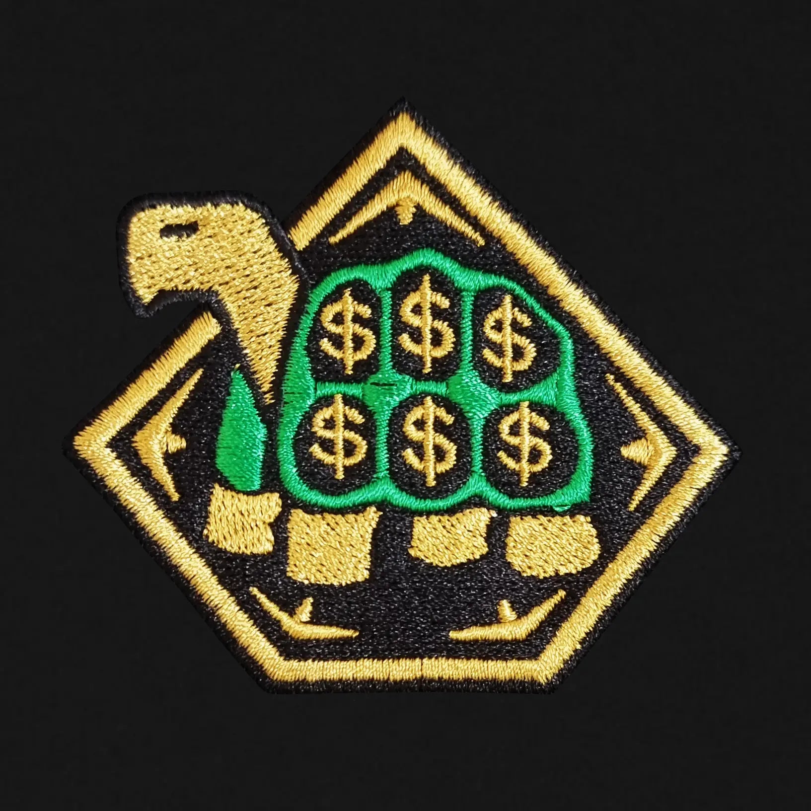 Men's Embroidered The Banker Mid-Weight Organic Sweatshirt - Black