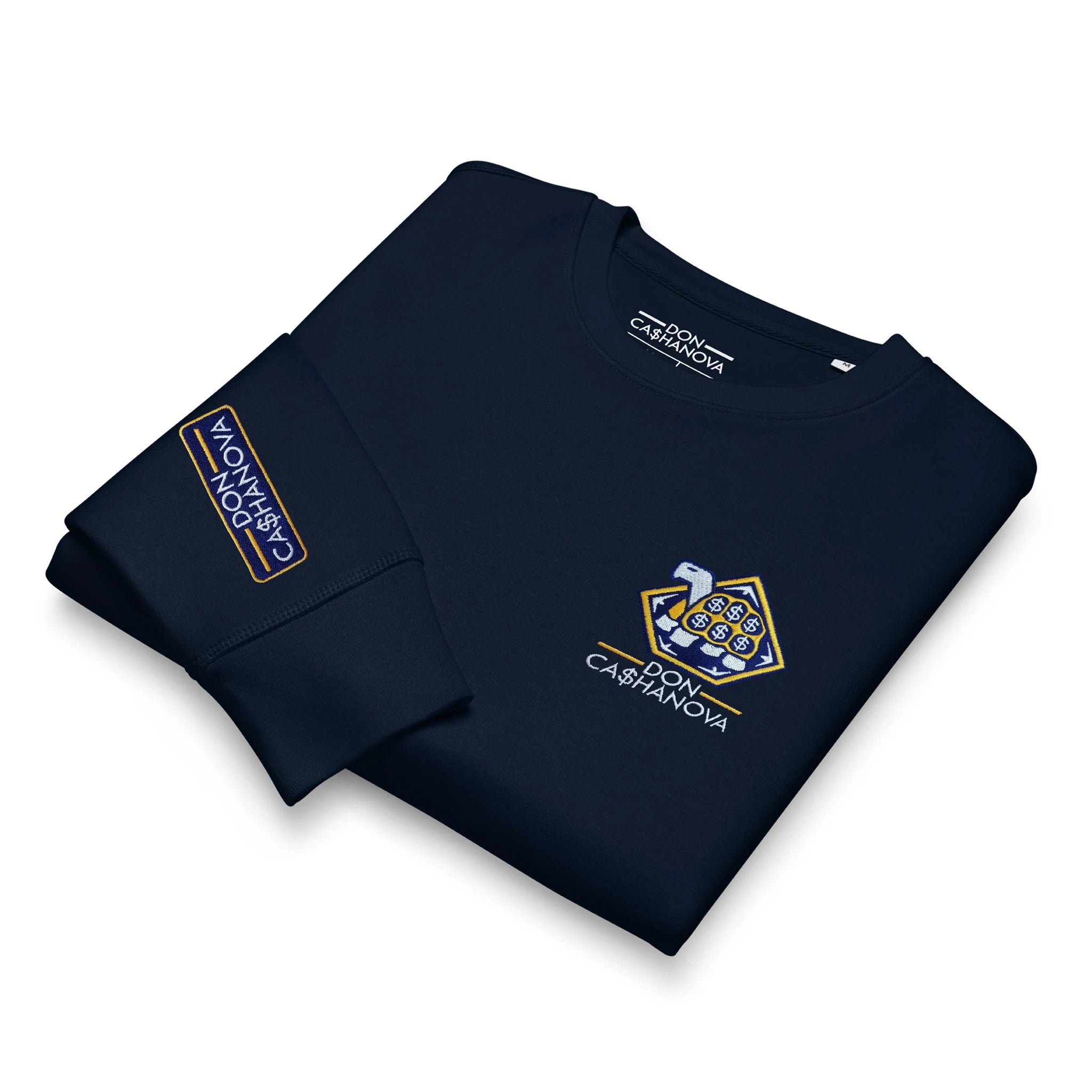 Men's Embroidered Bleu Cheese 3.0 Mid-Weight Organic Sweatshirt - French Navy