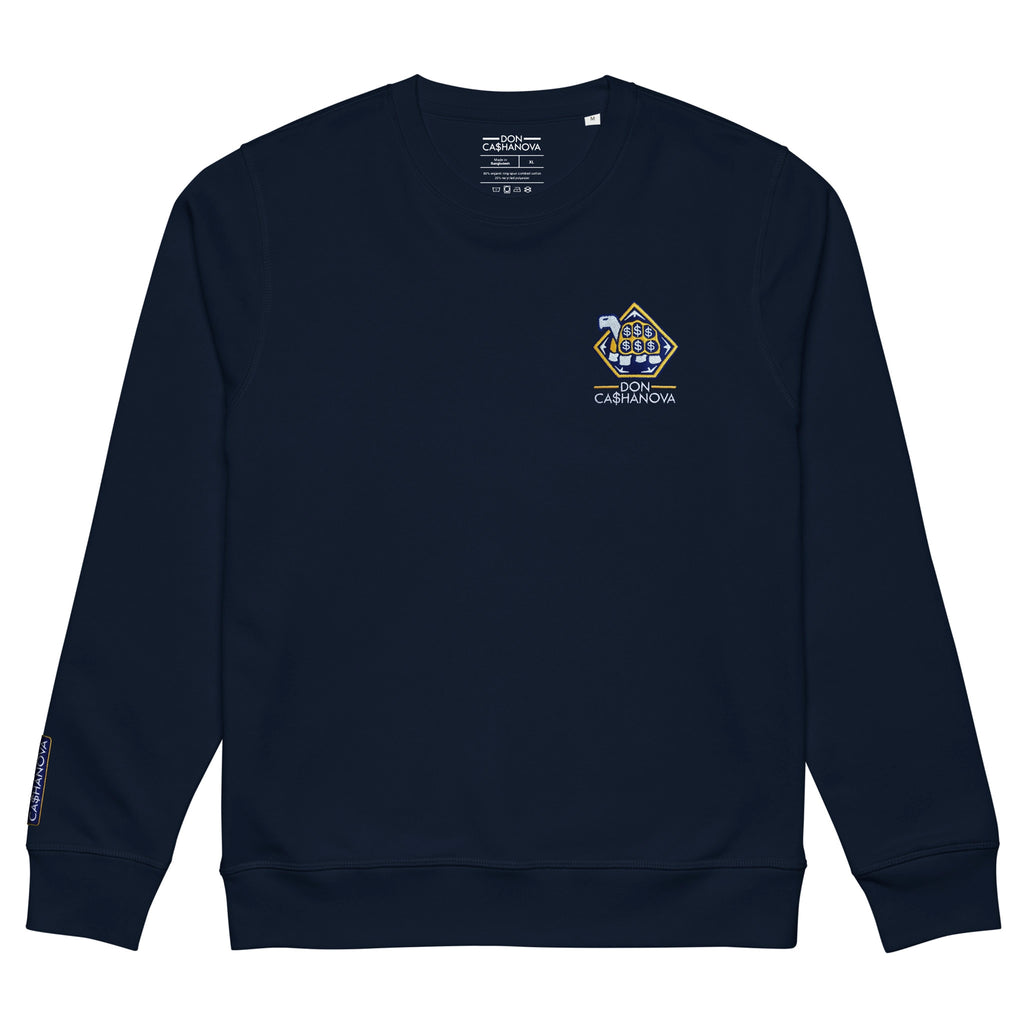 Men's Embroidered Bleu Cheese 3.0 Mid-Weight Organic Sweatshirt - French Navy