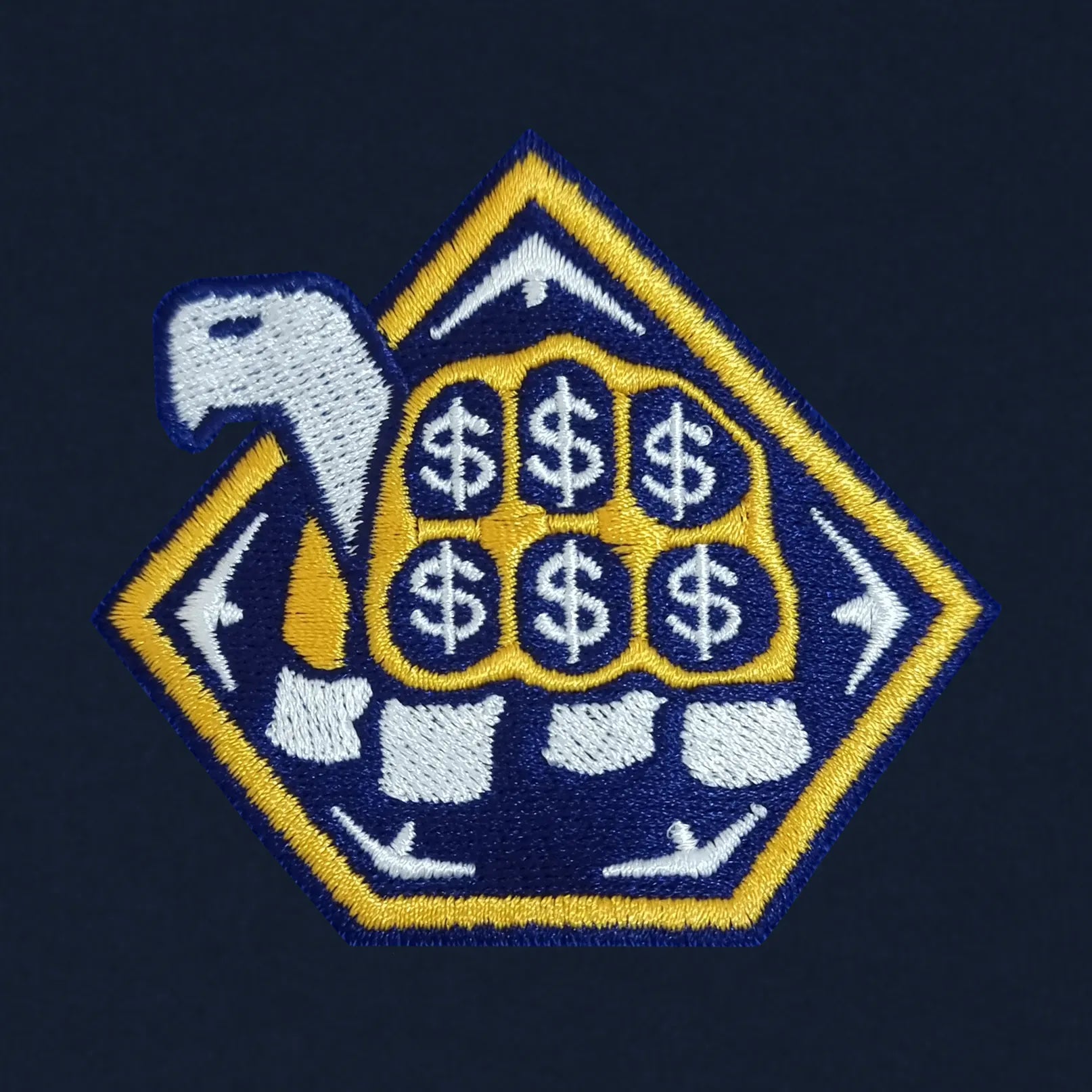Men's Embroidered Bleu Cheese Mid-Weight Organic Sweatshirt - French Navy