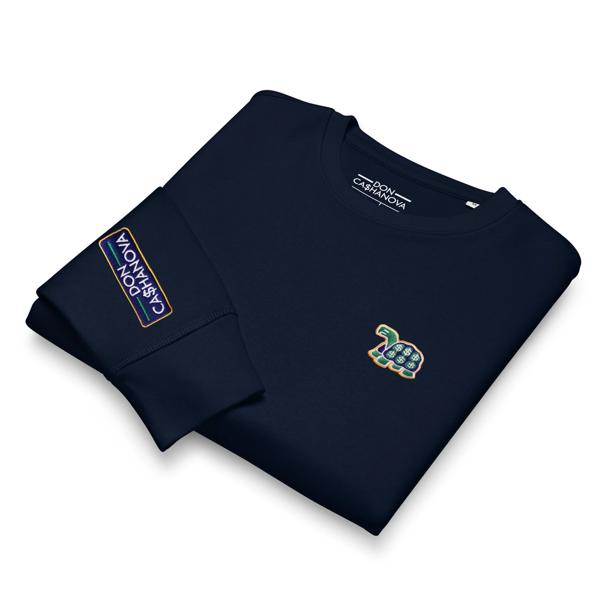 Men's Embroidered Yachter 2.0 Mid-Weight Organic Sweatshirt - French Navy