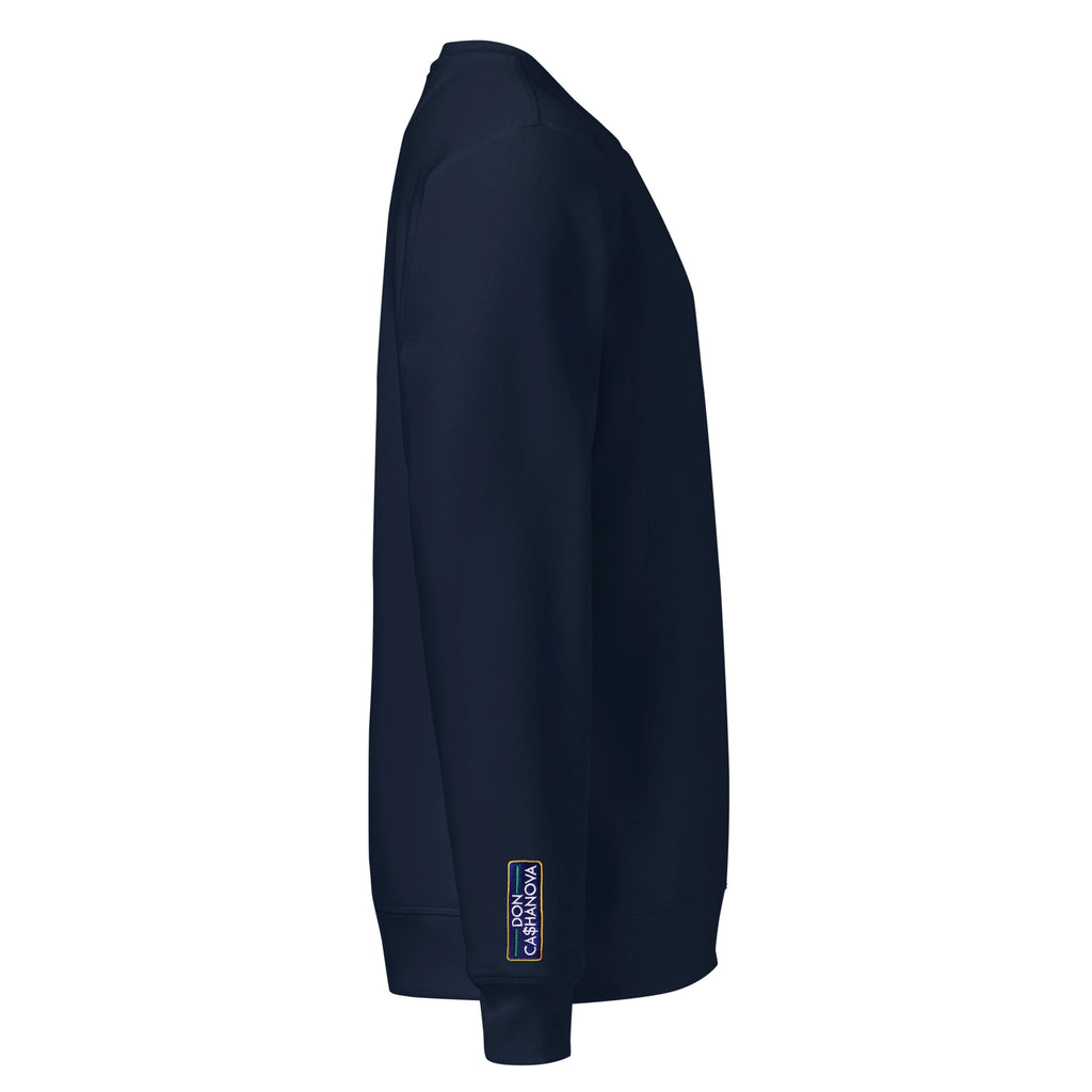 Men's Embroidered Yachter 2.0 Mid-Weight Organic Sweatshirt - French Navy