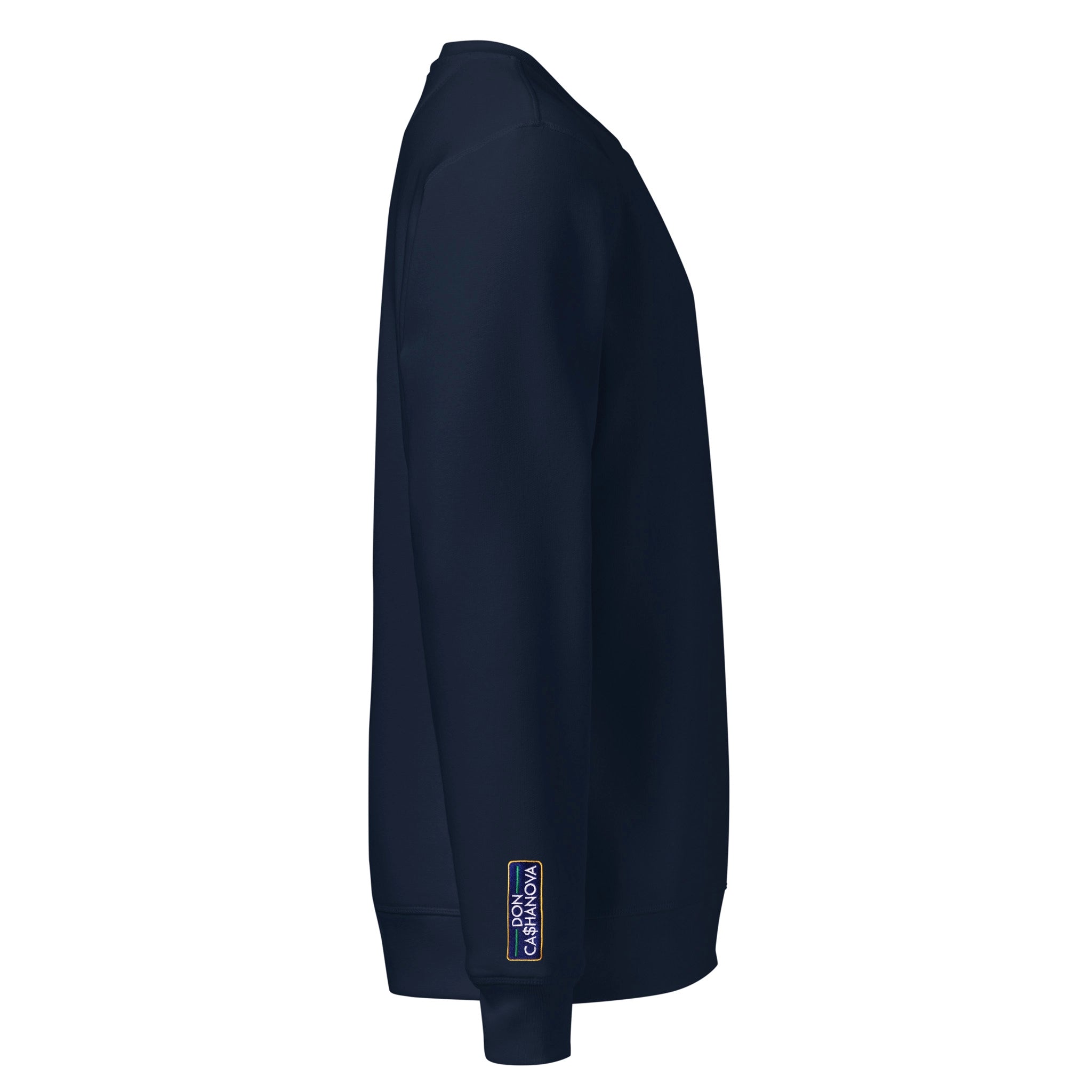 Men's Embroidered Yachter 2.0 Mid-Weight Organic Sweatshirt - French Navy