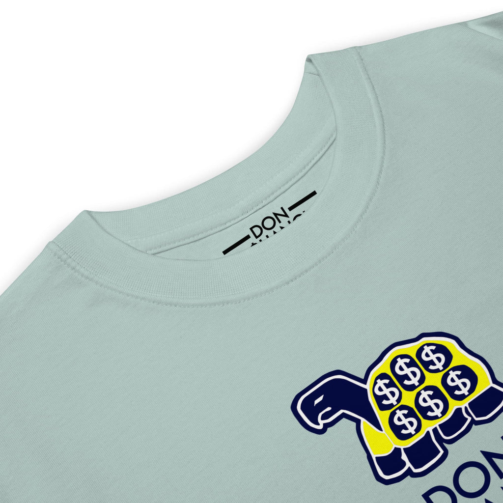 Men's Printed Bleu Cheese Premium Heavyweight T-Shirt - Blue Agave