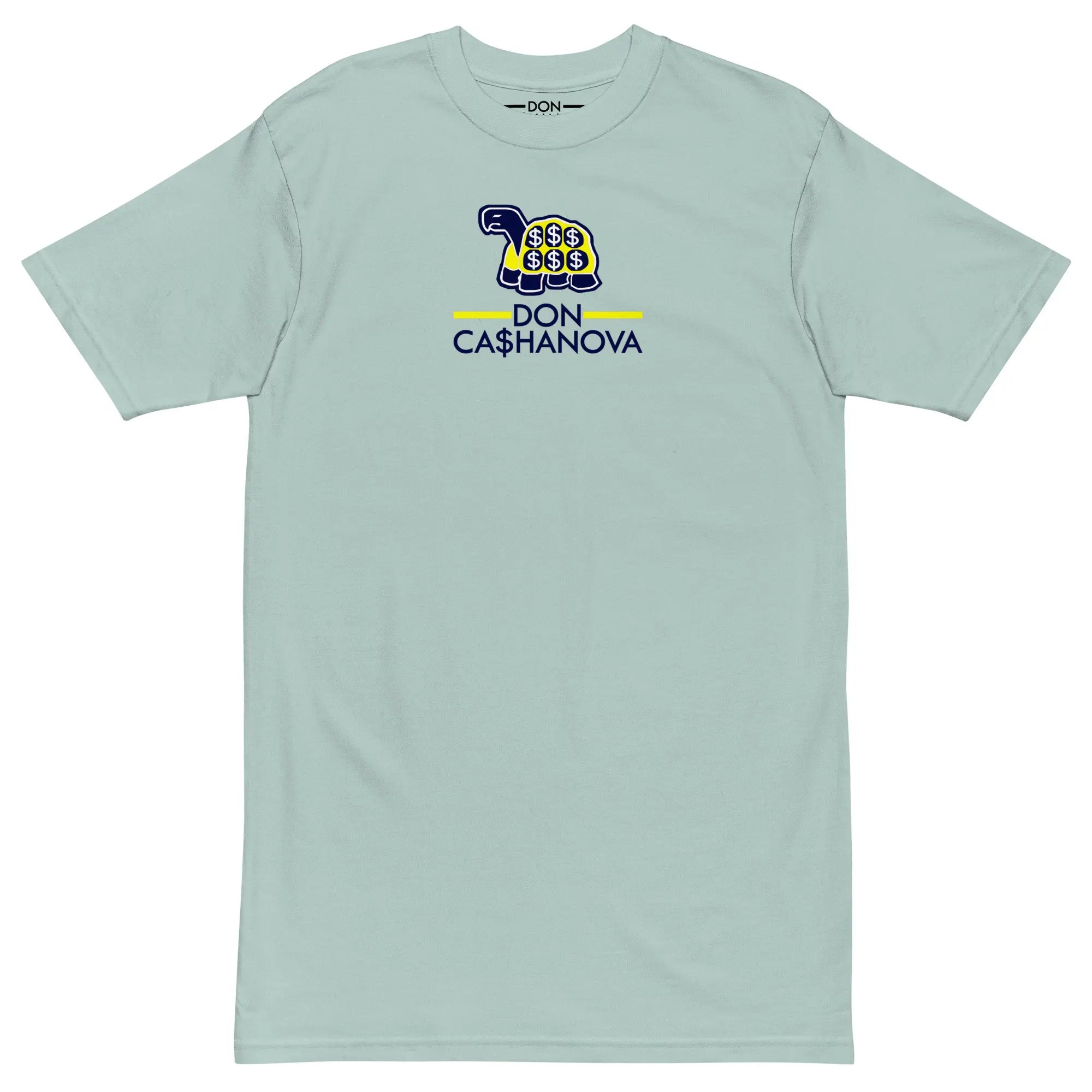 Men's Printed Bleu Cheese Premium Heavyweight T-Shirt - Blue Agave