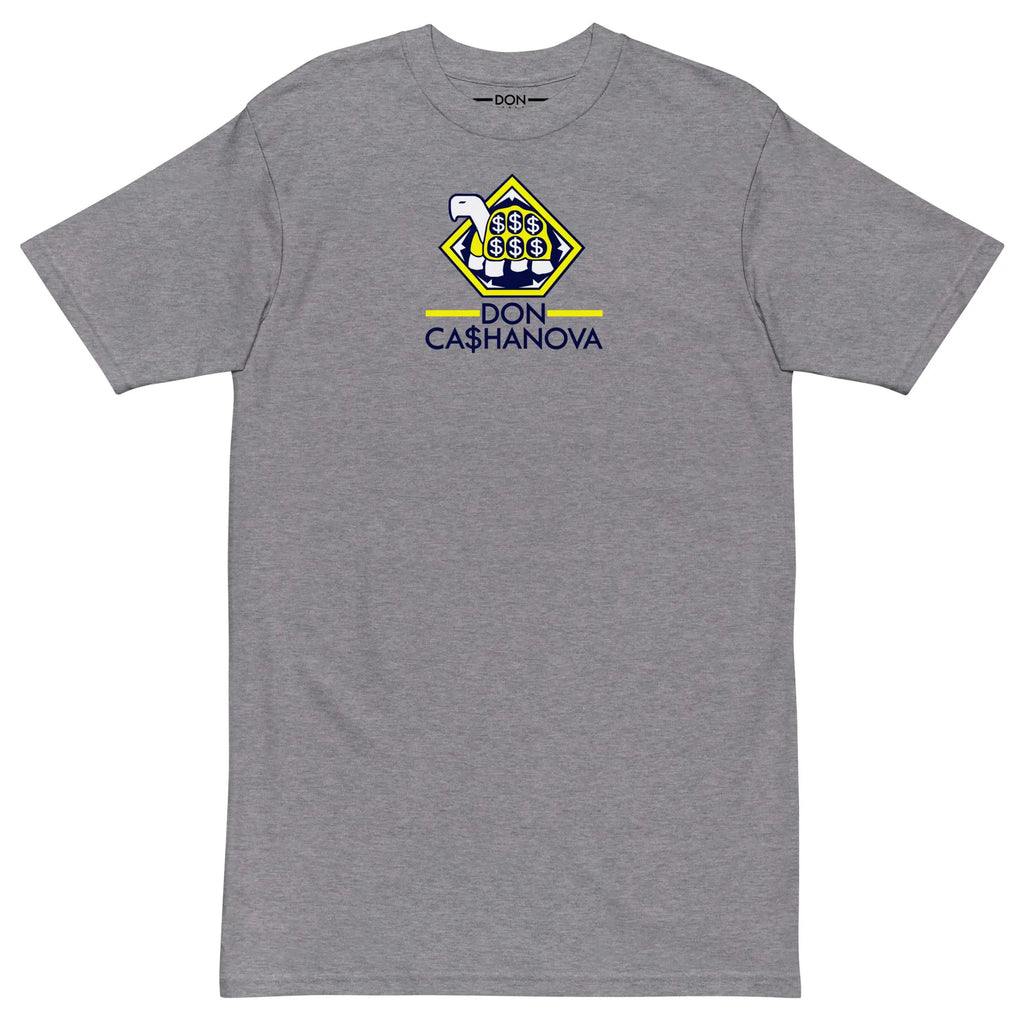 Men's Printed Bleu Cheese 2.0 Premium Heavyweight T-Shirt - Grey