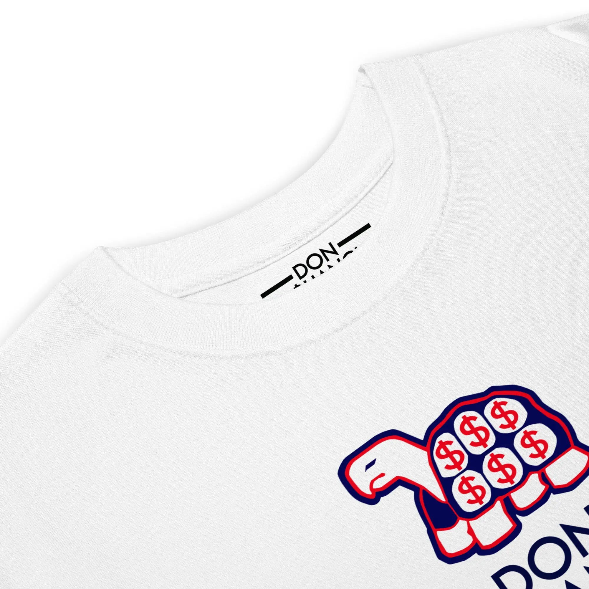 Men's Printed Americana Premium Heavyweight T-Shirt - White