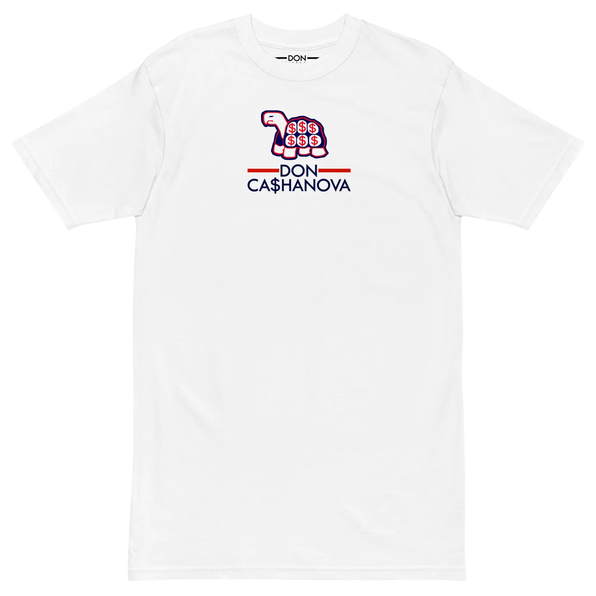 Men's Printed Americana Premium Heavyweight T-Shirt - White
