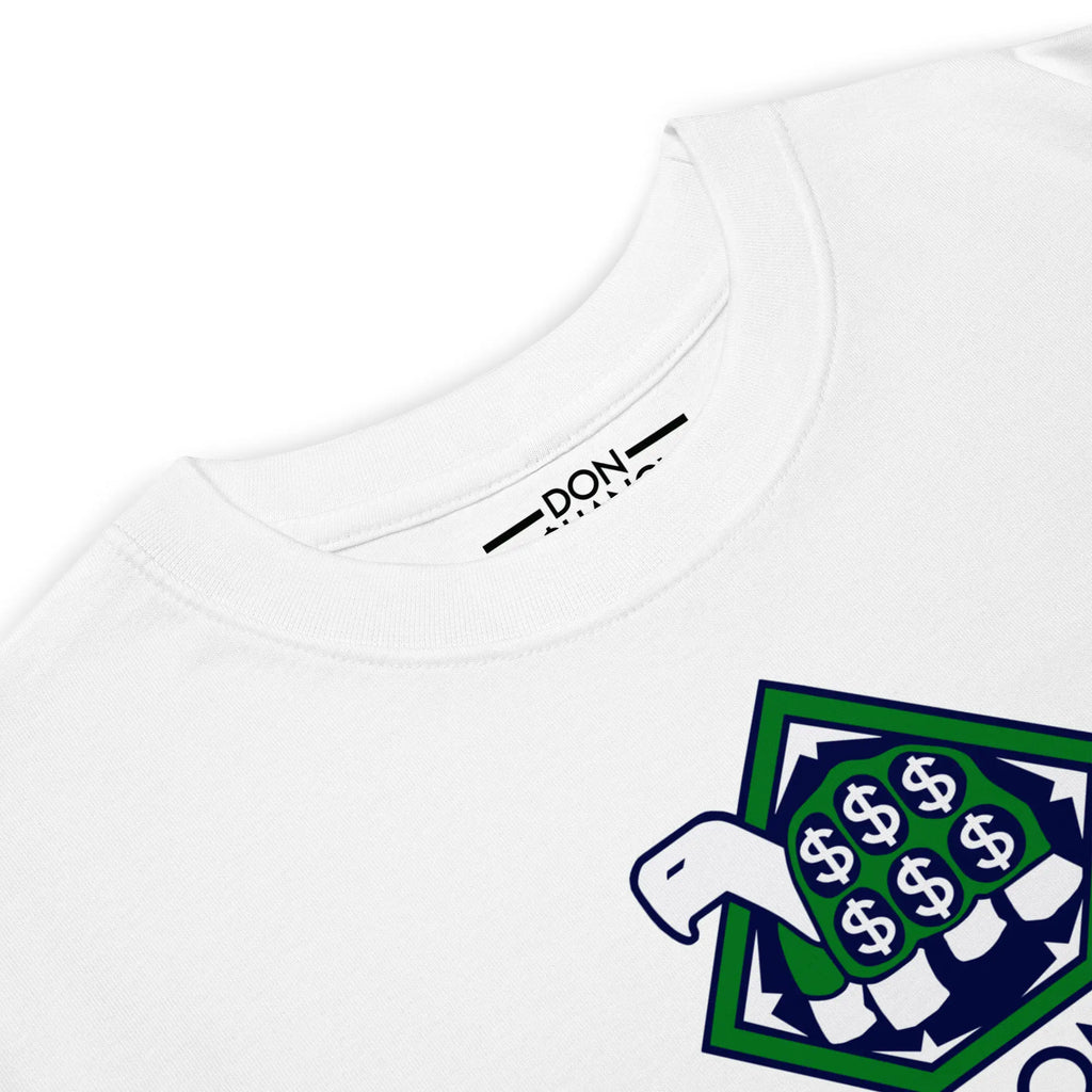 Men's Printed Yachter Premium Heavyweight T-Shirt - White