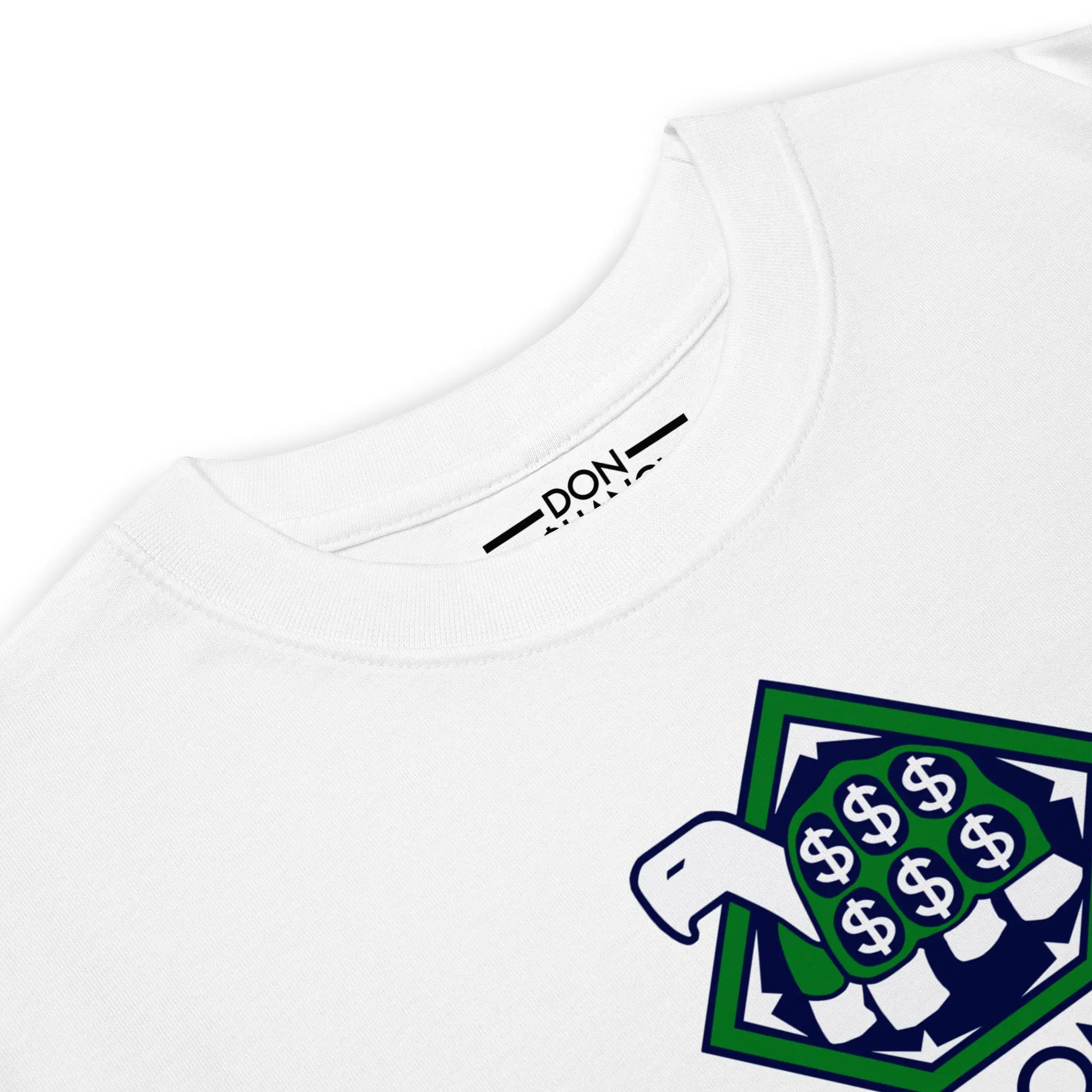 Men's Printed Yachter Premium Heavyweight T-Shirt - White