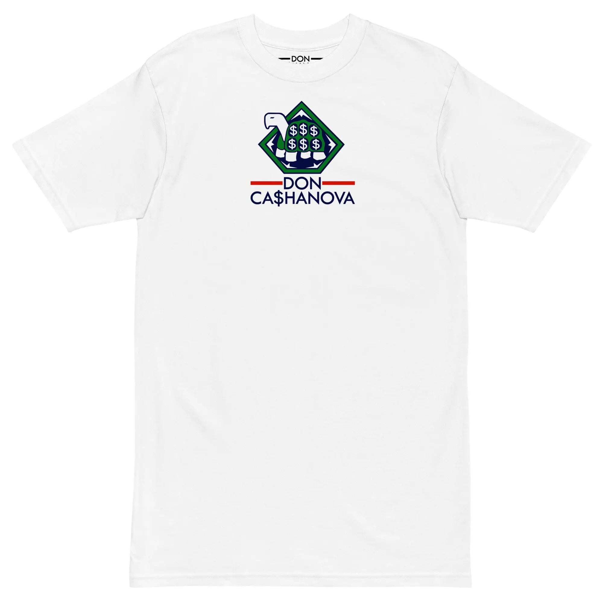 Men's Printed Yachter Premium Heavyweight T-Shirt - White